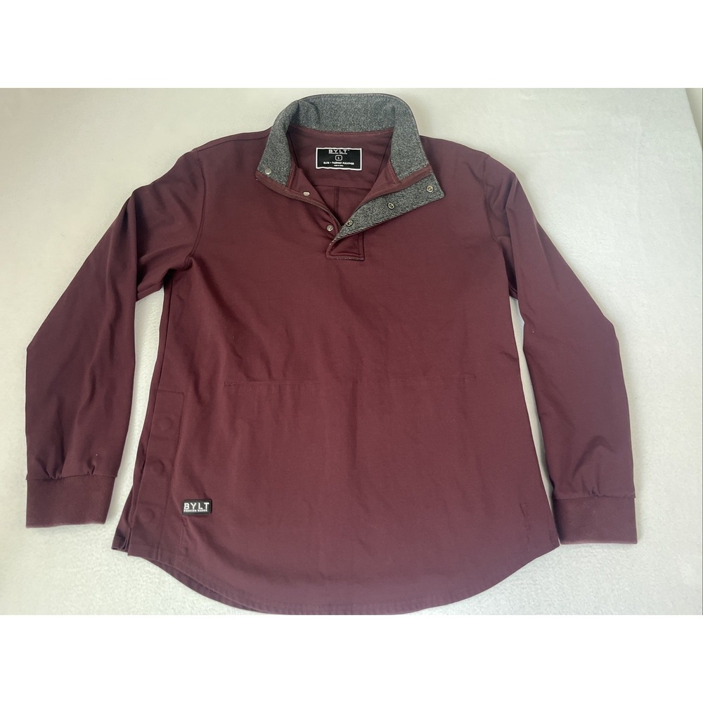 BYLT Elite Fairway Pullover Mens Large Drop Cut Performance MINT